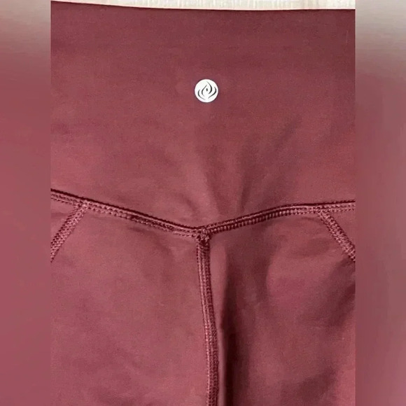 EUC Apana Yoga Pants Leggings Rust Color Sz Small Women’s Full Length Spandex - Picture 3 of 5